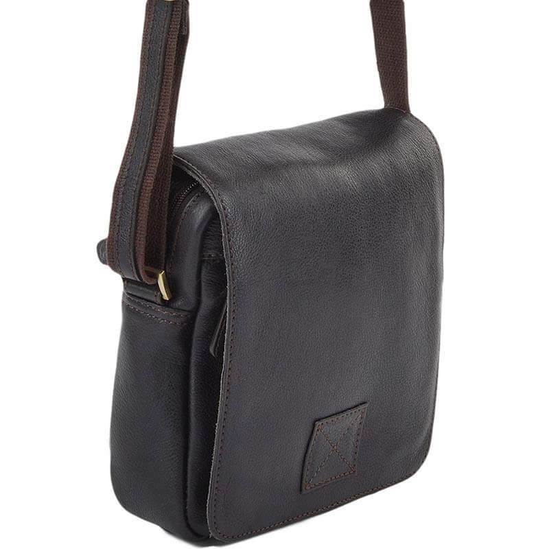 Чоловіча сумка Ashwood Jerry Brn Темно-коричневий (JERRY BRN)