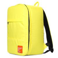 Рюкзак для ручної поклажі Poolparty HUB - Ryanair/Wizz Air/МАУ Жовтий 20л (hub - yellow)