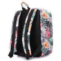 Рюкзак для ручної поклажі Poolparty HUB - Ryanair/Wizz Air/МАУ з тропічним принтом 20л (hub - tropic)