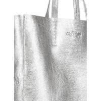 Жіноча шкіряна сумка Poolparty City Срібло (city - silver)