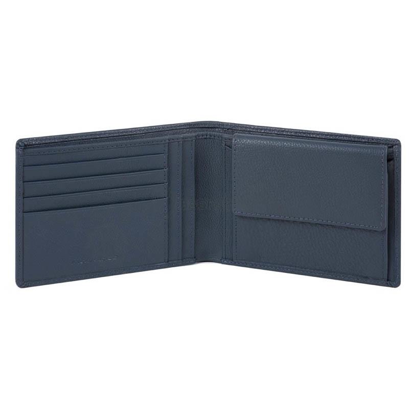 Портмоне Piquadro Akron Blue з RFID захистом (PU257AOR_BLU)