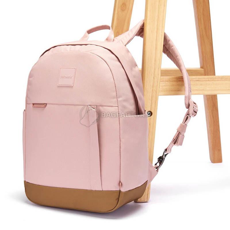 Міський рюкзак Pacsafe GO 15L Anti - Theft Backpack 6 мір захисту Sunset Pink (35110333)