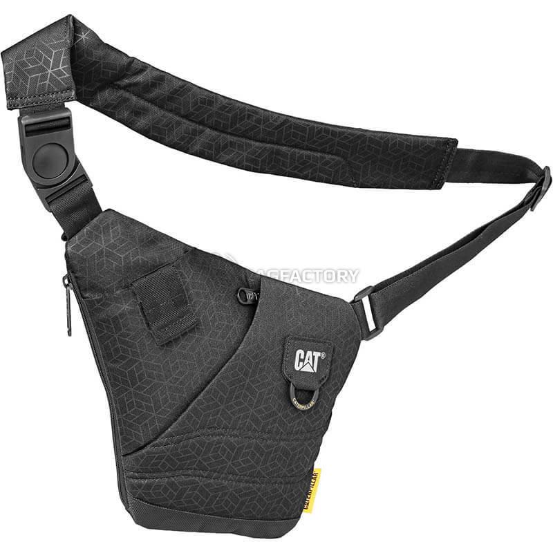 Чоловіча сумка слинг CAT Millennial Classic Чорний рельєфний (84060;478)