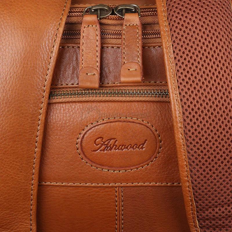 Міський чоловічий рюкзак Ashwood 8144 Tan Рудий (8144 TAN)