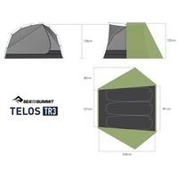 Намет Sea to Summit Telos TR3 Mesh Inner Sil/PeU Fly NFR Green (STS ATS2040 - 01180411)