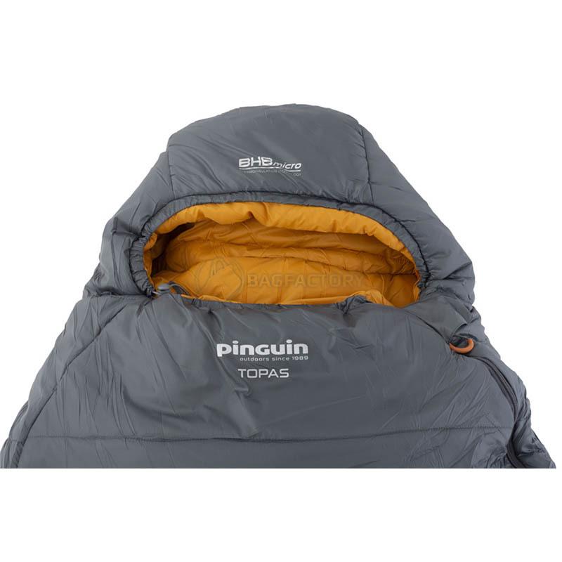 Спальний мішок Pinguin Expert CCS 185 2020 Grey Right Zip (PNG 233285)