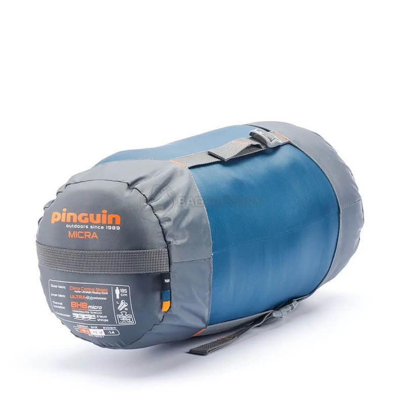 Спальний мішок Pinguin Micra 195 2020 Blue Left Zip (PNG 230352)