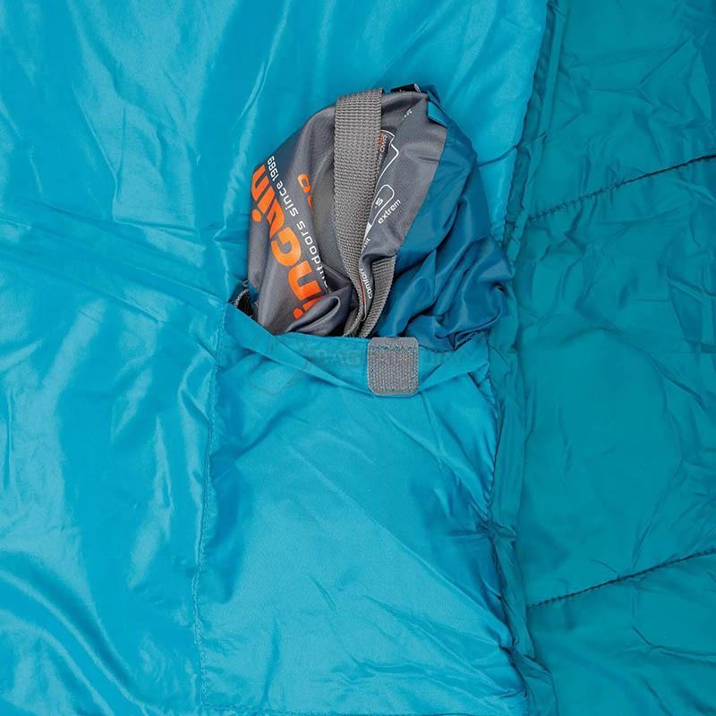 Спальний мішок Pinguin Travel PFM 190 2020 Blue Right Zip (PNG 241457)