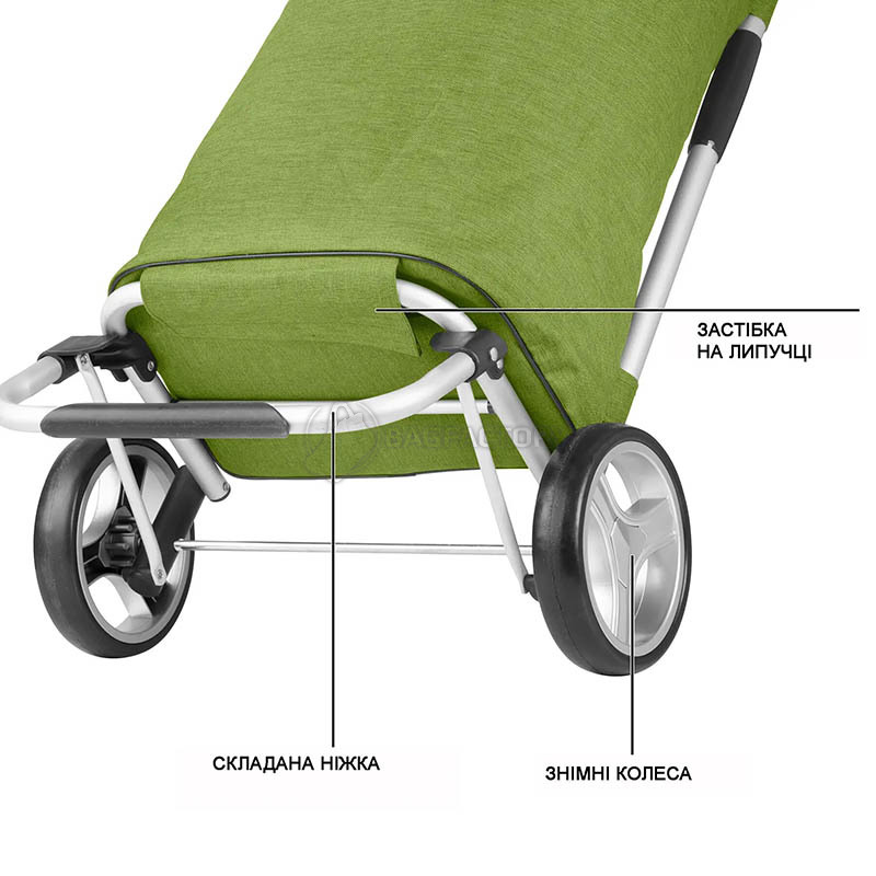 Господарська сумка-візок ShoppingCruiser Foldable 45 Green (930021)