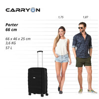 Валіза CarryOn Porter M Black (930029)