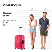 Валіза CarryOn Steward M Red (930042)