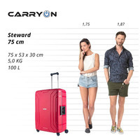 Валіза CarryOn Steward L Red (930043)