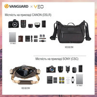 Сумка для фототехніки Vanguard VEO GO 21M Black (DAS301316)