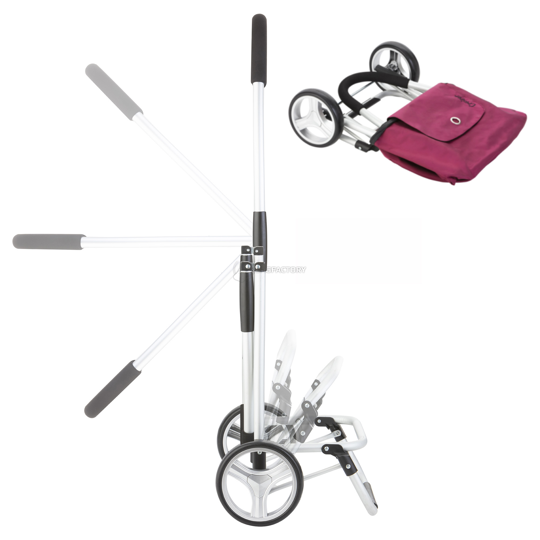 Сумка-візок ShoppingCruiser Foldable 40 Purple (927296)