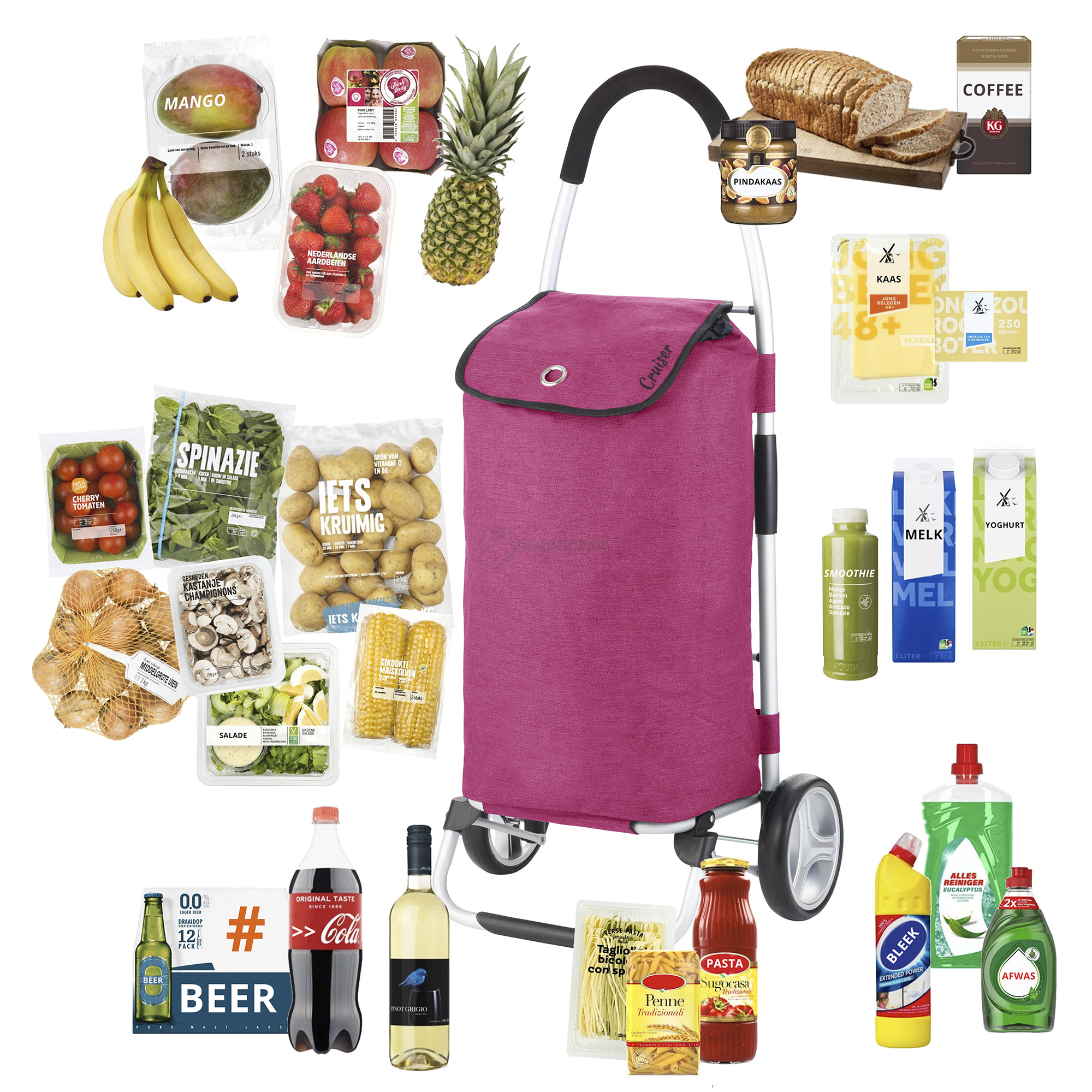 Сумка-візок ShoppingCruiser Foldable 40 Purple (927296)