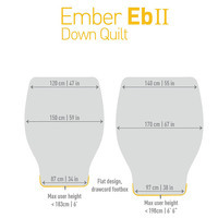 Спальний мішок Sea to Summit Ember EbII 2019 Light Gray/Yellow Regular (STS AEB2 - R)