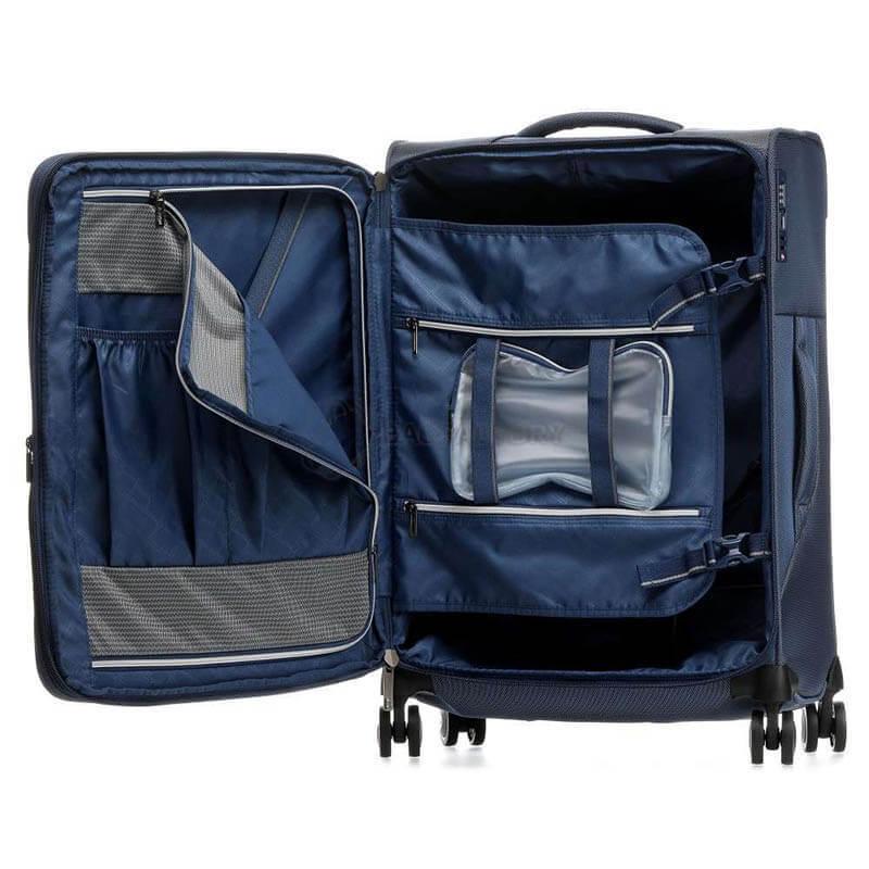 Валіза на 4 колесах Titan Prime Navy L exp. 91/105л (Ti391404-20)