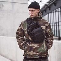 Тактична сумка-рюкзак Brandit-Wea US Cooper Sling Medium 8L Dark-Camo (8036-4-OS)