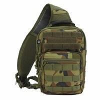 Тактична сумка-рюкзак Brandit-Wea US Cooper Sling Medium 8L Woodland (8036-10-OS)