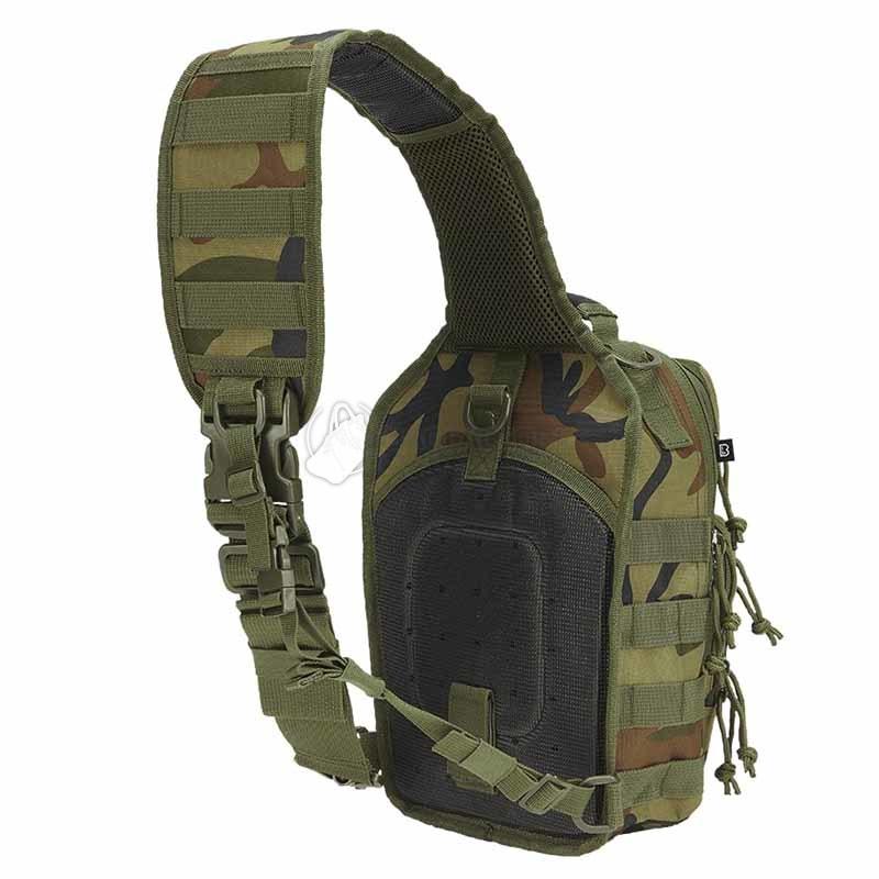 Тактична сумка-рюкзак Brandit-Wea US Cooper Sling Medium 8L Woodland (8036-10-OS)