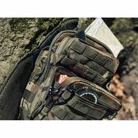 Тактична сумка-рюкзак Brandit-Wea US Cooper Sling Medium 8L Woodland (8036-10-OS)