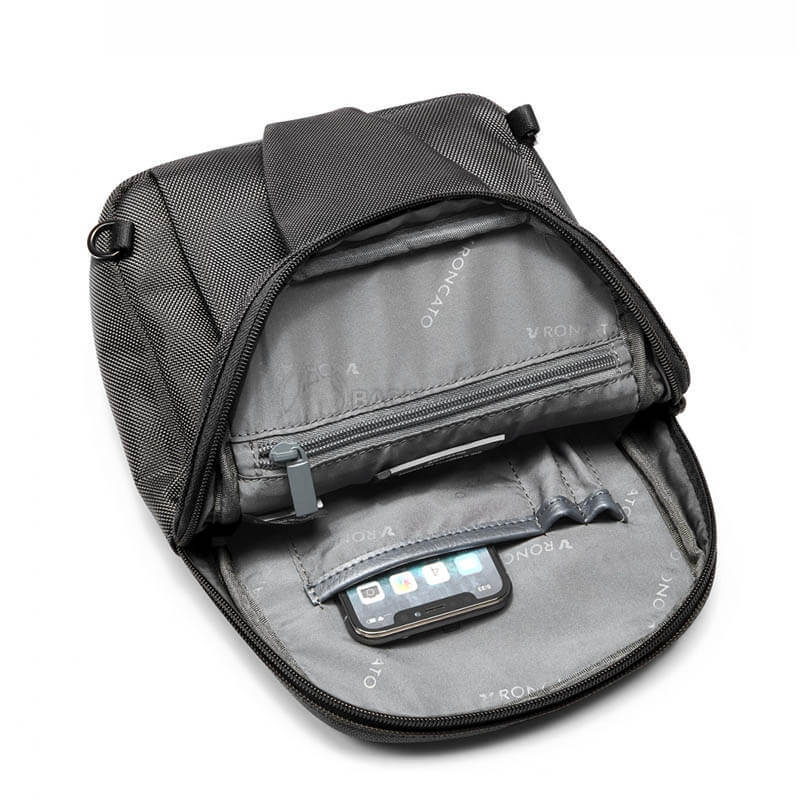Чоловіча сумка слінг Roncato Panama Чорний (400895/01)