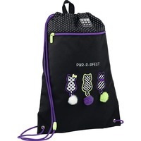 Шкільний набір рюкзак+пенал+сумка для взуття Wonder Kite WK 724 Pur-r-rfect (SET_WK22-724S-3)
