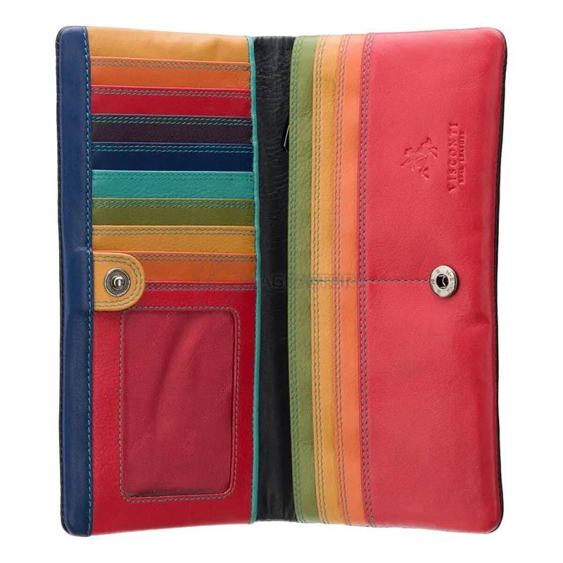 Гаманець жіночий шкіряний Visconti CM70 Anna Black/Rhumba (CM70 BLK/RHUMBA)