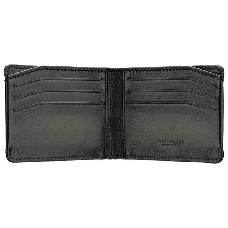 Портмоне чоловіче шкіряне Visconti MT90 Vespa Smoke Grey Burnish (MT90 B/GREY)