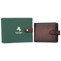 Портмоне чоловіче шкіряне Visconti AT72 Henry Burnish Tan (AT72  B/TAN)