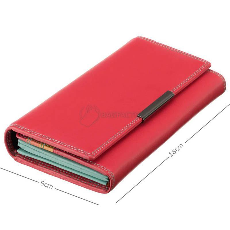 Гаманець жіночий шкіряний Visconti Paloma c RFID Red/Rhumba (R11 RED/RHUMBA)