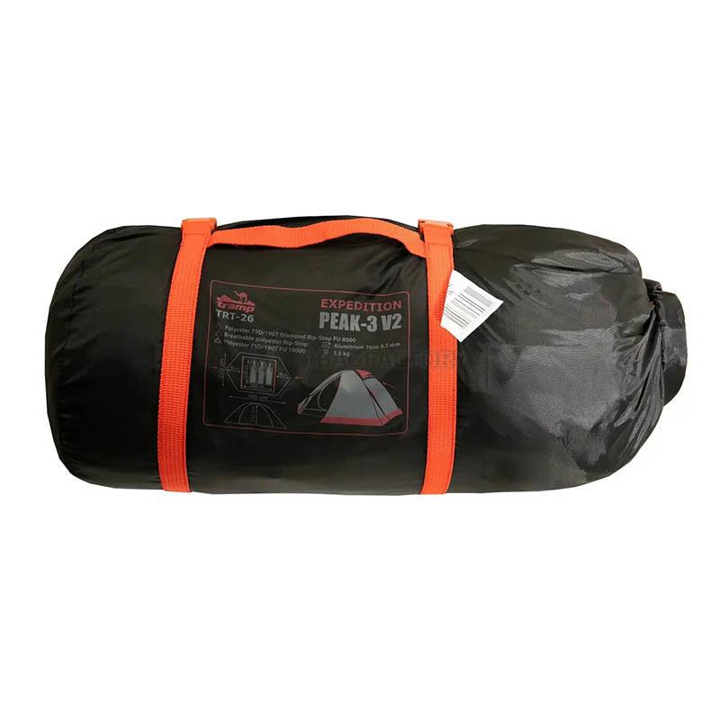 Намет тримісний Tramp Peak 3 V2 Сірий (TRT-026)