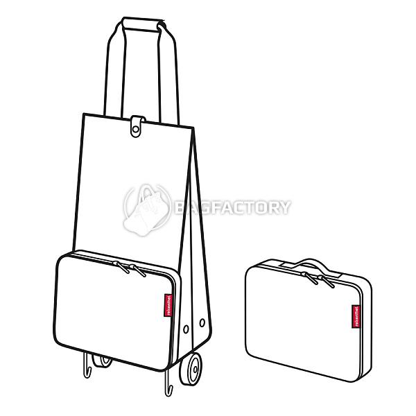 Сумка-трансформер на колесах Reisenthel Shopping Red 30 л (HK 3004)