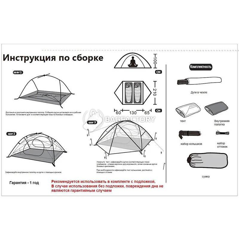 Намет двомісний Tramp Cloud 2 Si Темно-зелена (TRT-092-green)