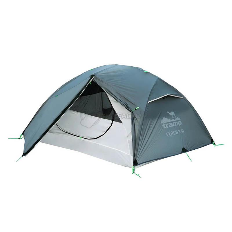 Намет тримісний Tramp Cloud 3 Si Світло-сіра (TRT-094-grey)