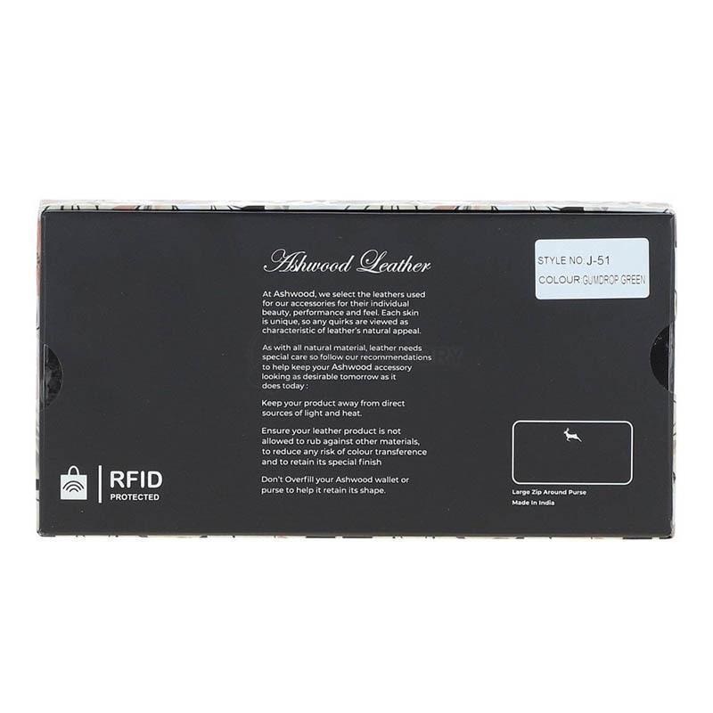 Гаманець жіночий Ashwood J51 Gumdrop Green Зелений (J51 GUM-GR)