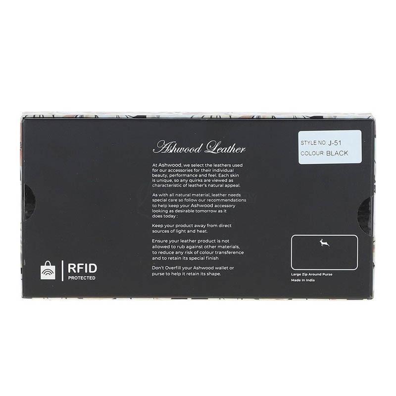 Гаманець жіночий Ashwood J51 Black Чорний (J51 BLACK)