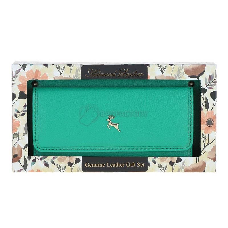 Гаманець жіночий Ashwood J54 Gumdrop Green Зелений (J54 GUM-GR)