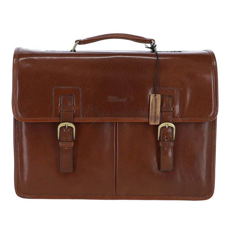 Портфель чоловічий Ashwood Gareth Briefcase VT Chestnut 21л (GARETH VT CHESTNUT)