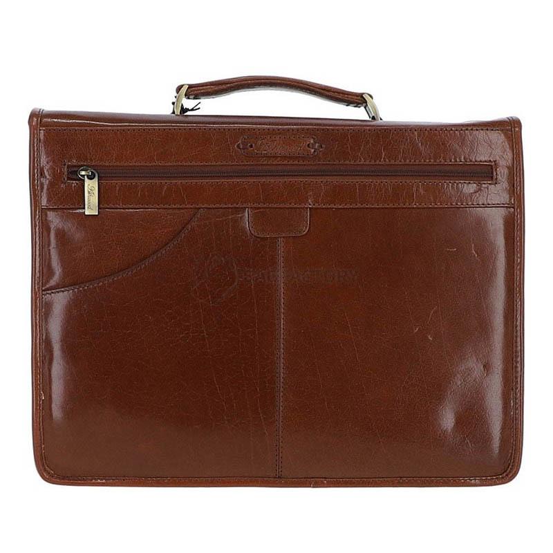 Портфель чоловічий Ashwood Gareth Briefcase VT Chestnut 21л (GARETH VT CHESTNUT)