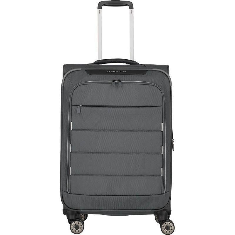 Чемодан на 4 колесах Travelite Skaii Anthracite M exp. 62/67л (TL092648-04)