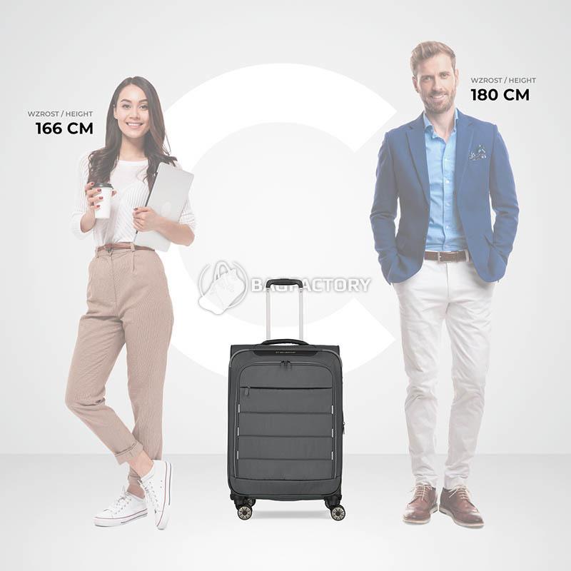 Чемодан на 4 колесах Travelite Skaii Anthracite M exp. 62/67л (TL092648-04)