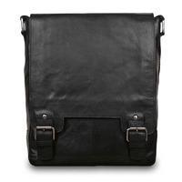 Чоловіча сумка Ashwood Leather 8342 Чорний 6л (8342 BLACK)