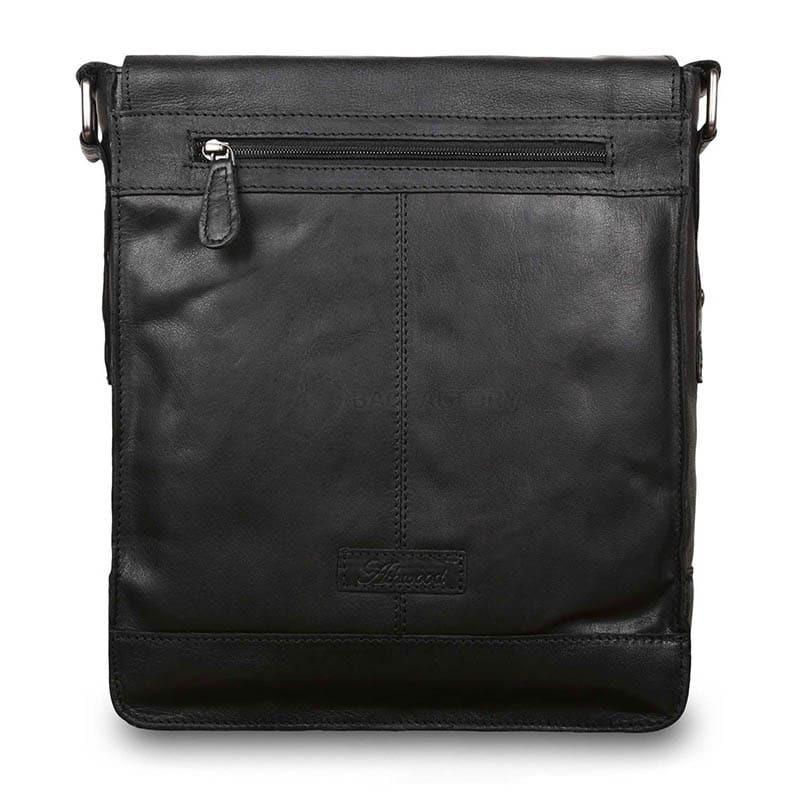 Чоловіча сумка Ashwood Leather 8342 Чорний 6л (8342 BLACK)