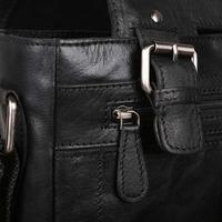 Чоловіча сумка Ashwood Leather 8342 Чорний 6л (8342 BLACK)