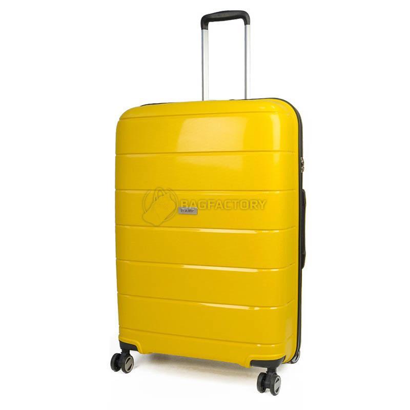 Валіза на 4 колесах Travelite Paklite Mailand Deluxe Yellow L 102л (TL074249-89)