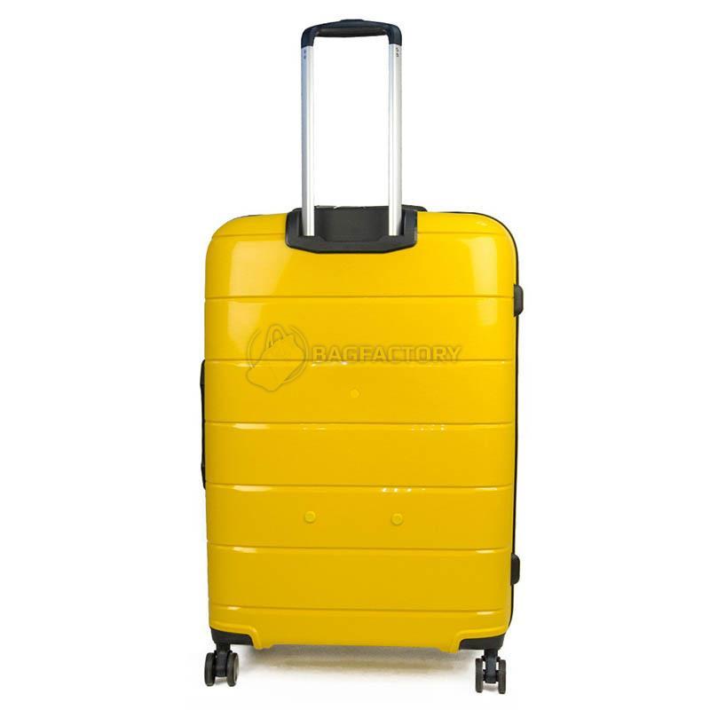 Валіза на 4 колесах Travelite Paklite Mailand Deluxe Yellow L 102л (TL074249-89)