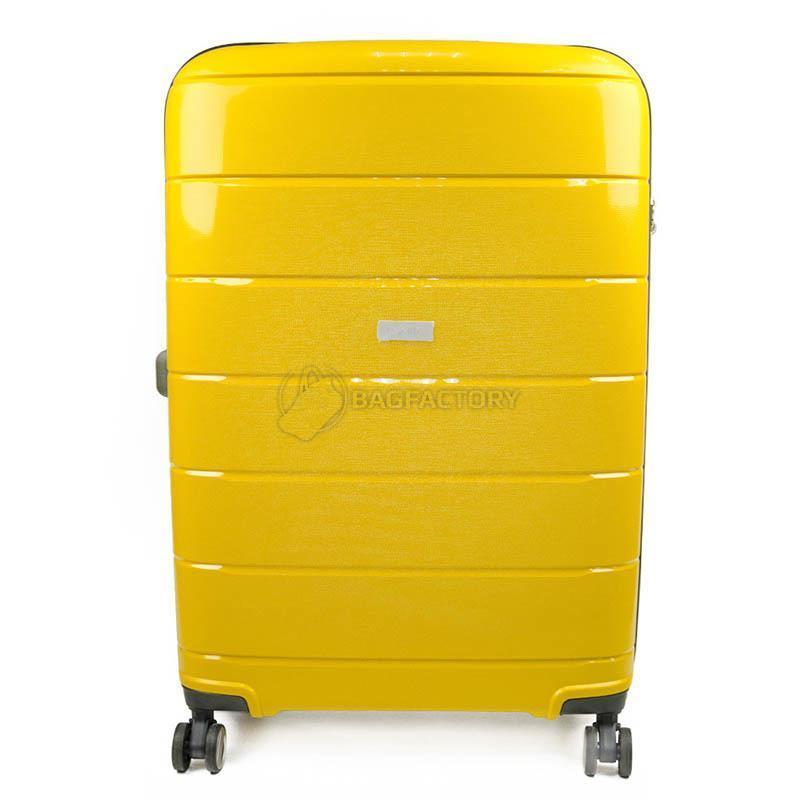 Валіза на 4 колесах Travelite Paklite Mailand Deluxe Yellow L 102л (TL074249-89)