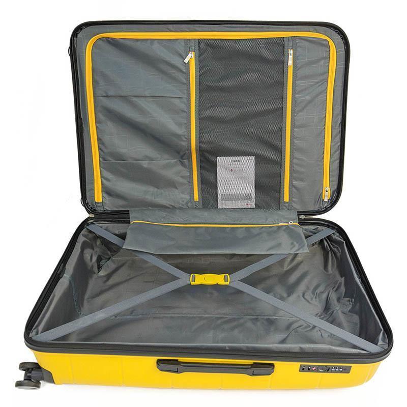 Валіза на 4 колесах Travelite Paklite Mailand Deluxe Yellow L 102л (TL074249-89)
