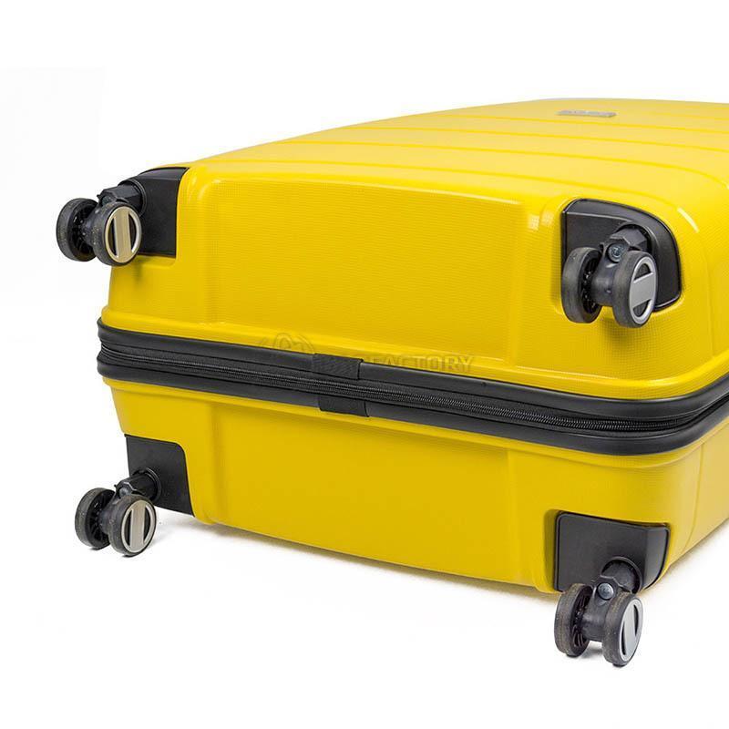 Валіза на 4 колесах Travelite Paklite Mailand Deluxe Yellow L 102л (TL074249-89)